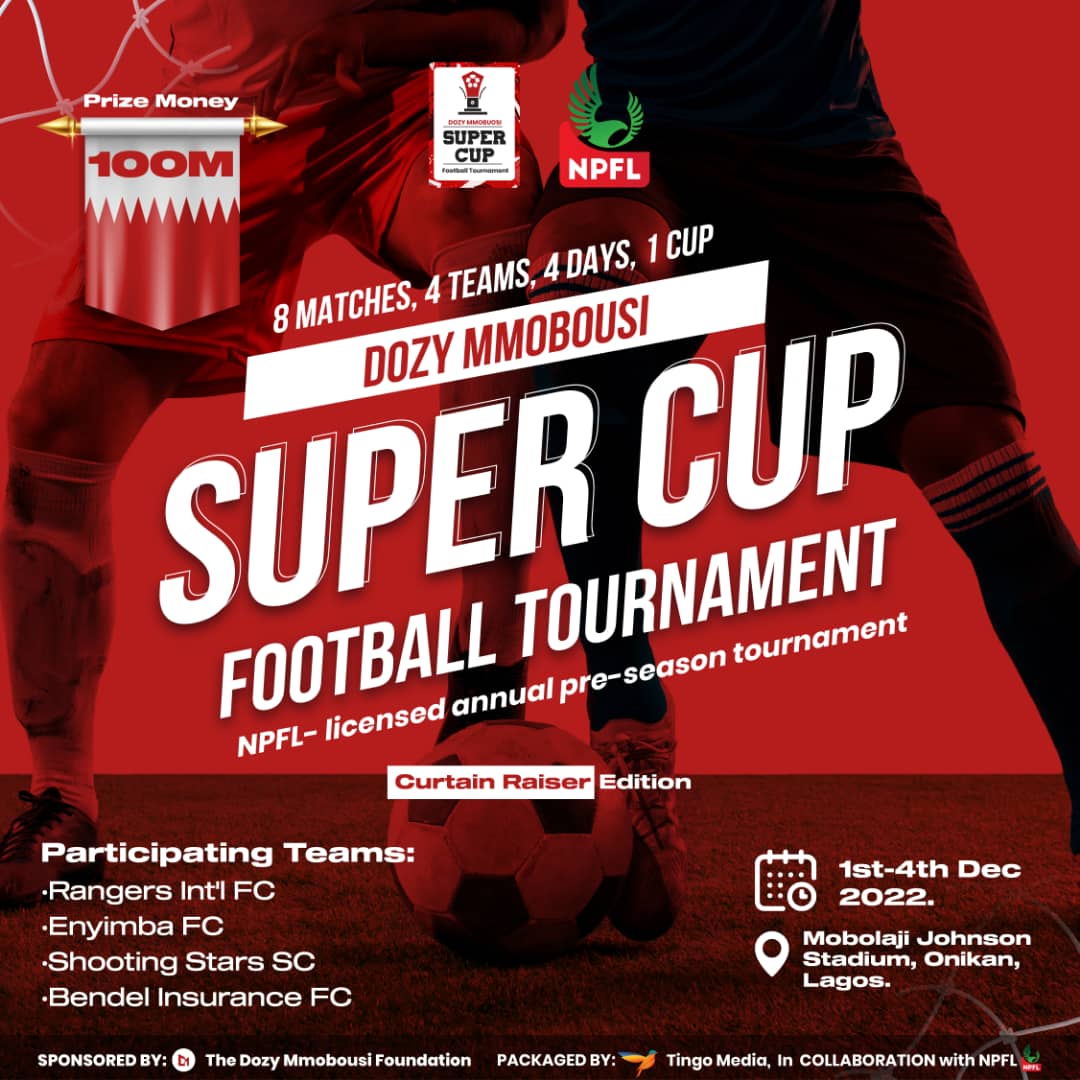 ojeksaikhoje's tweet photo. REVEALED!
How quartet of @EnyimbaFC, @rangersint, @BendelInsurance & @oluyolewarriors were selected for #NPFLDMFSUPERCUP22
https://t.co/N6Wvzdfcfd https://t.co/376b71UICY