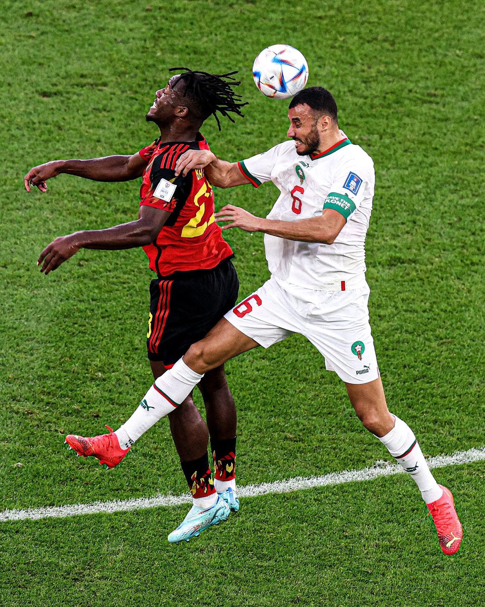 ActuFootMaroc's tweet photo. La performance de Romain (Ghanem) Saïss aujourd'hui : 🦁©️

52 ballons touchés
12 dégagements
4/4 duels aériens remportés
5/7 passes en prof. réussies
86,5% de passes réussies

CAPITAINE. 🇲🇦 https://t.co/ObAFzHo0cF