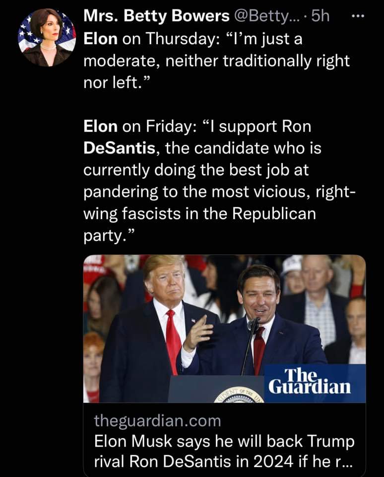 TheRealNappyG's tweet photo. Elon is a Right-winger.
#ApartheidClyde https://t.co/SlyfafQVkl