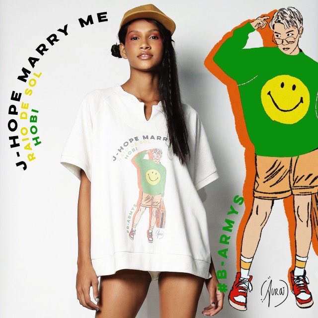 Armys, atenção aqui rapidinho...
Sei que não tenho engajamento no fandom mas quero tentar ajudar a trazer visibilidade pra isso aqui.
A marca brasileira TA Studios fez um desfile cheeeio de referências dos meninos e um dos looks foi esse da foto aqui, segue a thread: