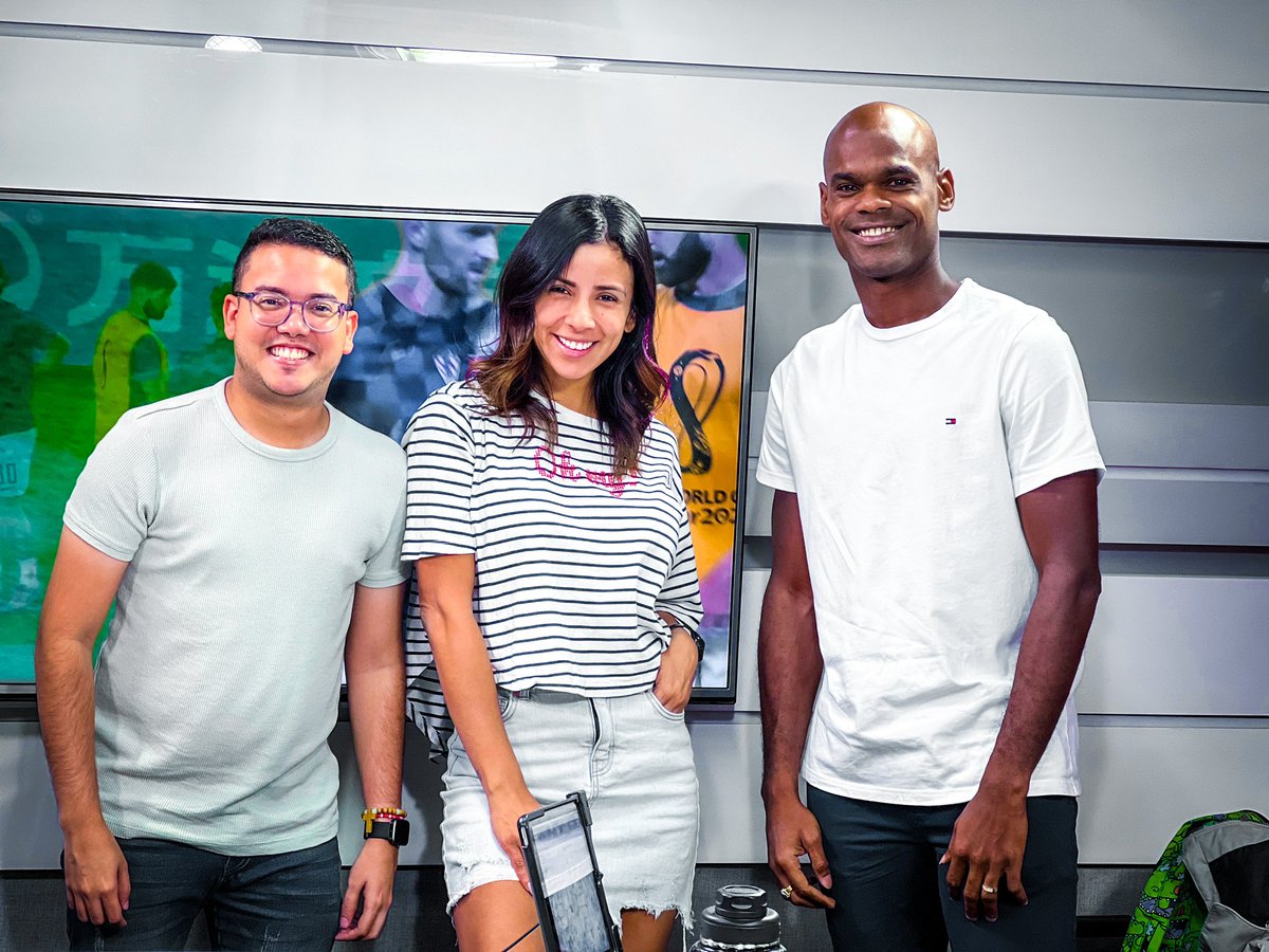 TRIDENTE listo para la narración de Croacia 🇭🇷 vs Canadá 🇨🇦 

<a href="/RaulCotes/">Raúl Eduardo Cotes</a> 
<a href="/adolfomachado31/">Adolfo machado</a> 
<a href="/pattylezcano/">Patty Lezcano</a> 

#MundialRPCRadio22