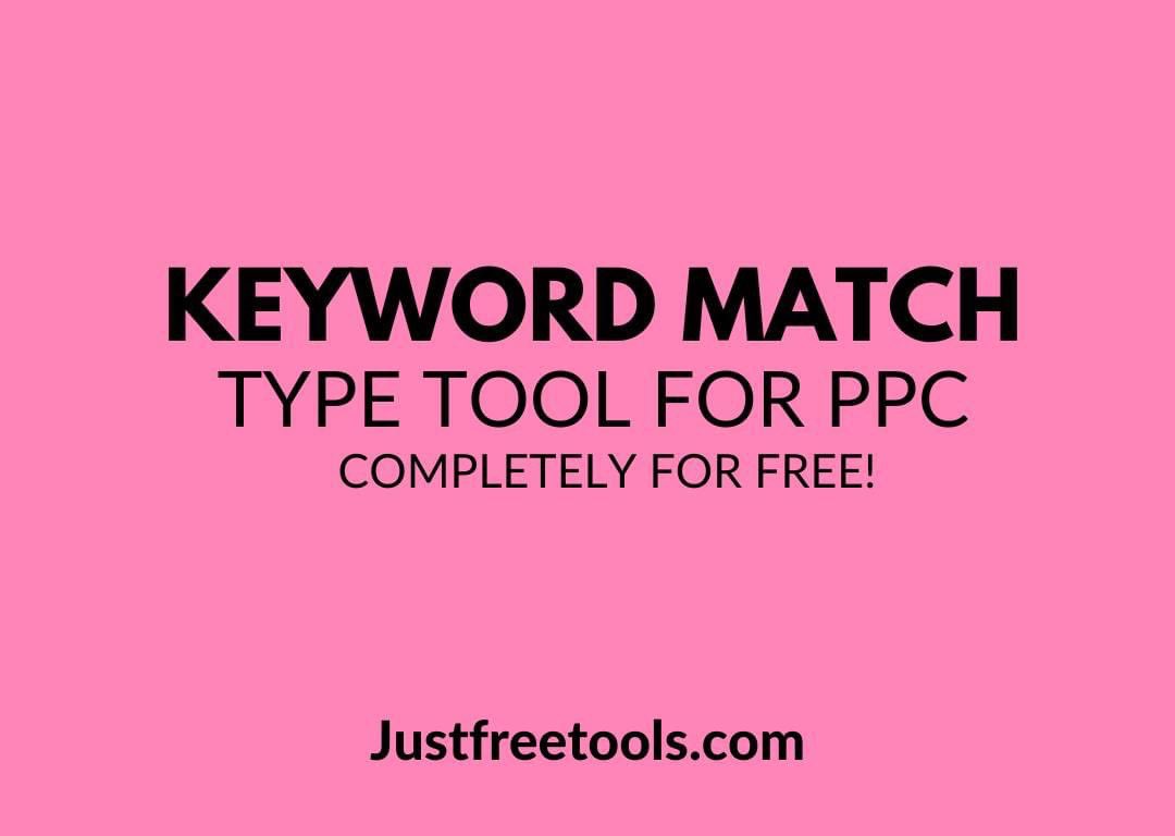 justfreetools's tweet photo. ✅This tool is used for PPC specialist and marketers for creating combination of words: https://t.co/D8XcBvvuBE

ℹ️ You can include words in table 1,2,3 and select separator and creating match types as final output (Broad, Modified broad match (+), "Phrase match", [Exact match]. https://t.co/lQAfOHsy7L