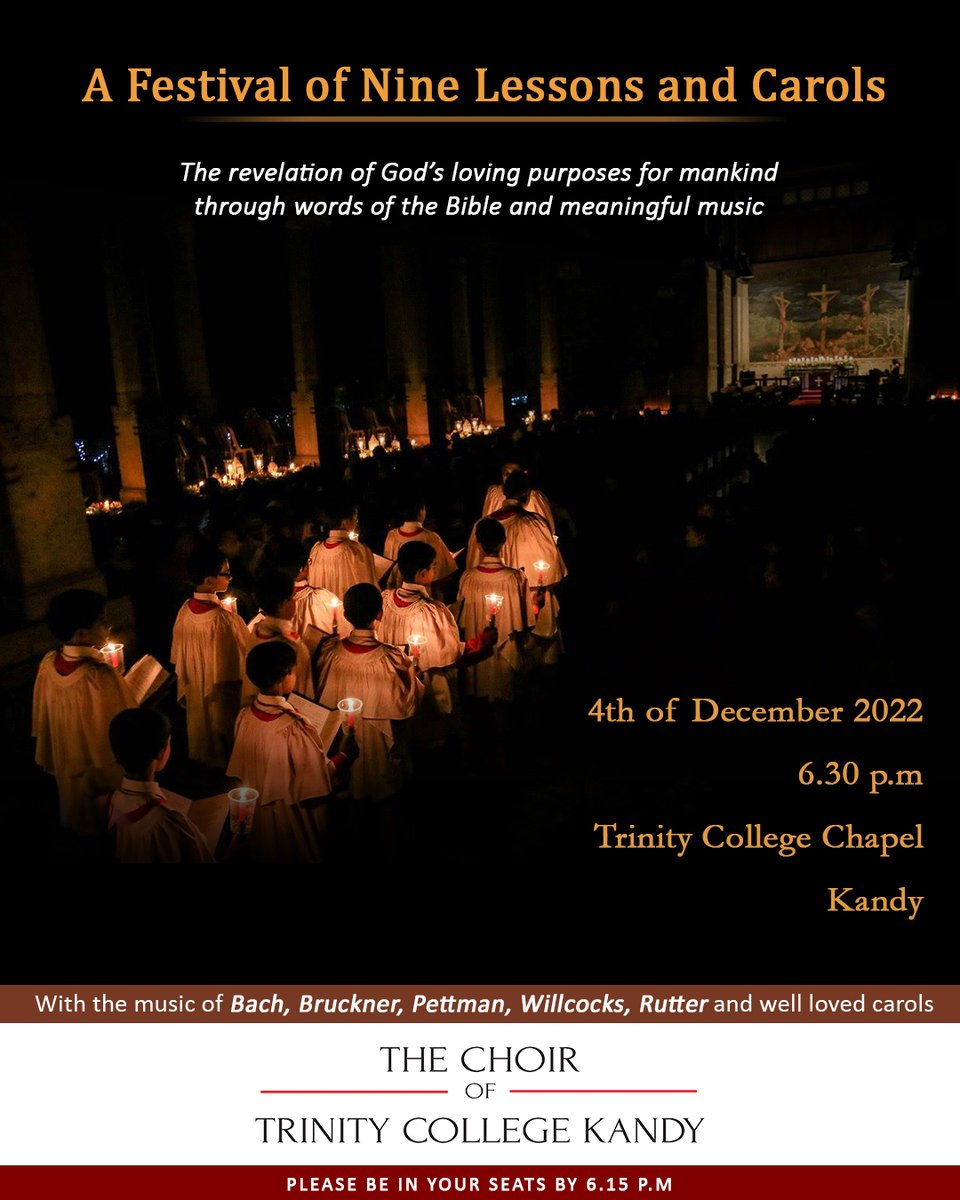 choiroftck's tweet photo. Come join us as we journey through this season of Advent, in an evening of joyous music and scripture.

This service will also be live-streamed as we invite you to join us from wherever you are to witness this evening of worship. https://t.co/WVHCWfg740