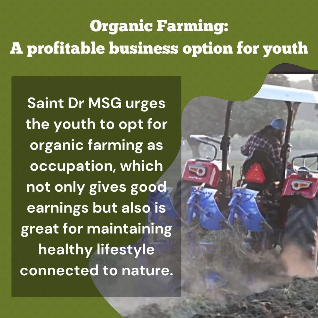 For the production of their crops farmers have started using chemicalfertilizers toxic pesticides which are harmful for both human health and soil Can be controlled to an extent
#ScientificFarming
#GurmeetRamRahim