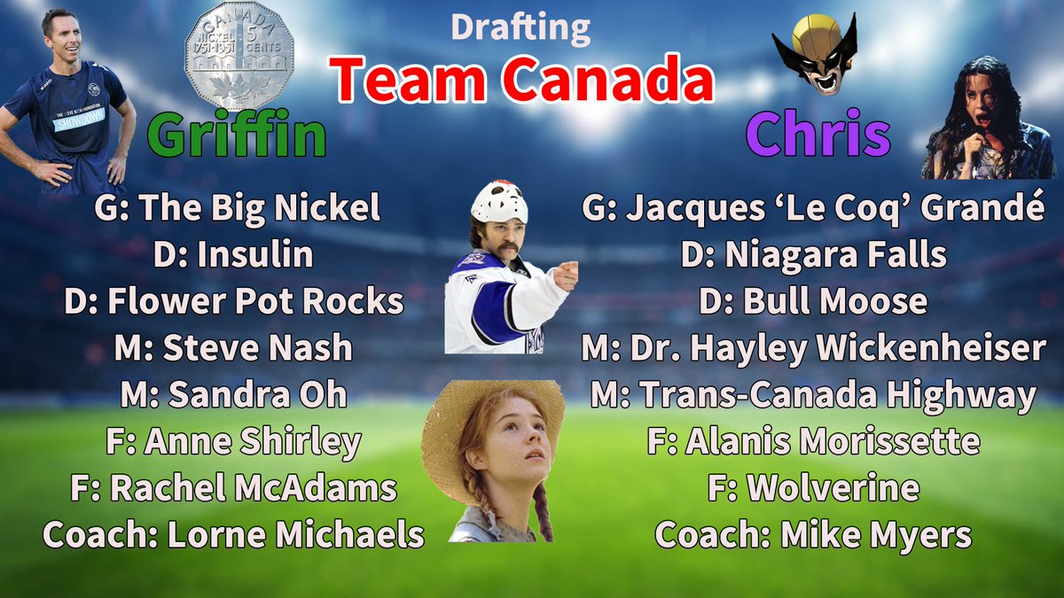hflcpodcast's tweet photo. Happy matchday #Canada! Griffin and Chris each drafted their own #TeamCanada in honour of the #FIFAWorldCup. Let us know which team is taking the W in the poll below and listen to the full episode to hear the reasoning!

https://t.co/EB6kc6Vskk https://t.co/UCFyw5dwK8