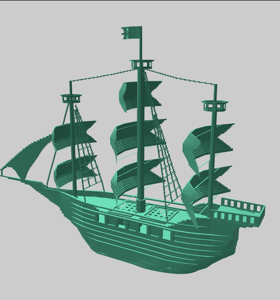 SHIP04903884's tweet photo. I’m excited to finally share “Pirate Ship” as a 1/5 limited edition.  It took a while to build, but I’m happy with the final result! #earth2 @theshaneisaac #holobuilders #holobuildings 
Here’s a link to check it out ➡️ https://t.co/8J2lqtm6mM https://t.co/z6SzPXHvDF
