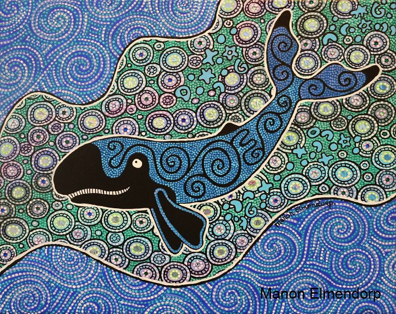 manonelmendorp's tweet photo. Nieuw schilderij "Big Blue Whale in a Beautiful Sea" 24 x 30 cm https://t.co/fj2oVdjVav  #whale #walvis #kunst #artistontwitter #art #schiedam https://t.co/820JegNQvn