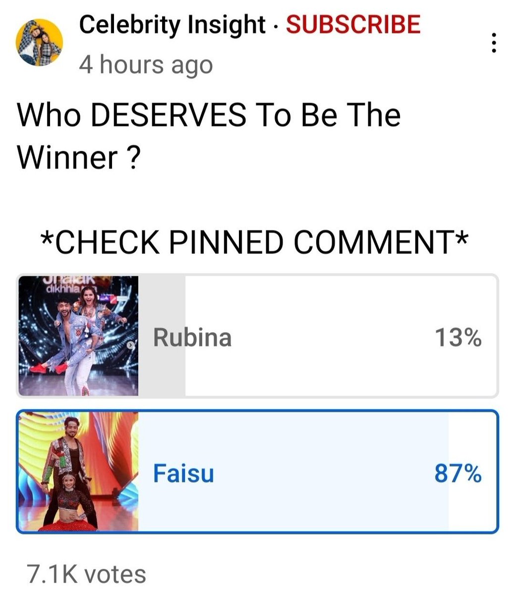 SkhKathy's tweet photo. @avenger070 Audience will never believe, a tie situation to exist b/w #FaisalShaikh #RubinaDilaik &amp; #GunjanSinha
As almost every YouTube trend shows #FaisalShaikh has the audience support
Also, 'N' number of celebrity &amp; their fandom has showered their love &amp; support for Faisu.
#FaisalShaikh https://t.co/rKiLumkBEb