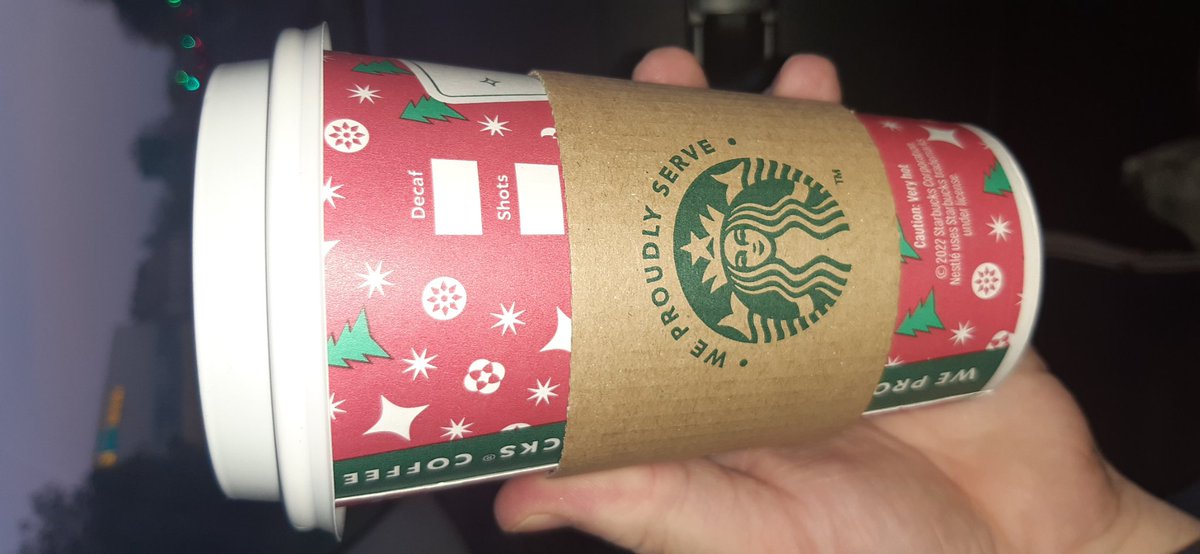 kylejohnscott's tweet photo. It's beginning to look alot like #Christmas 

#Hotchocolate from @Starbucks @radioshieldsne https://t.co/3RCISlz2c3