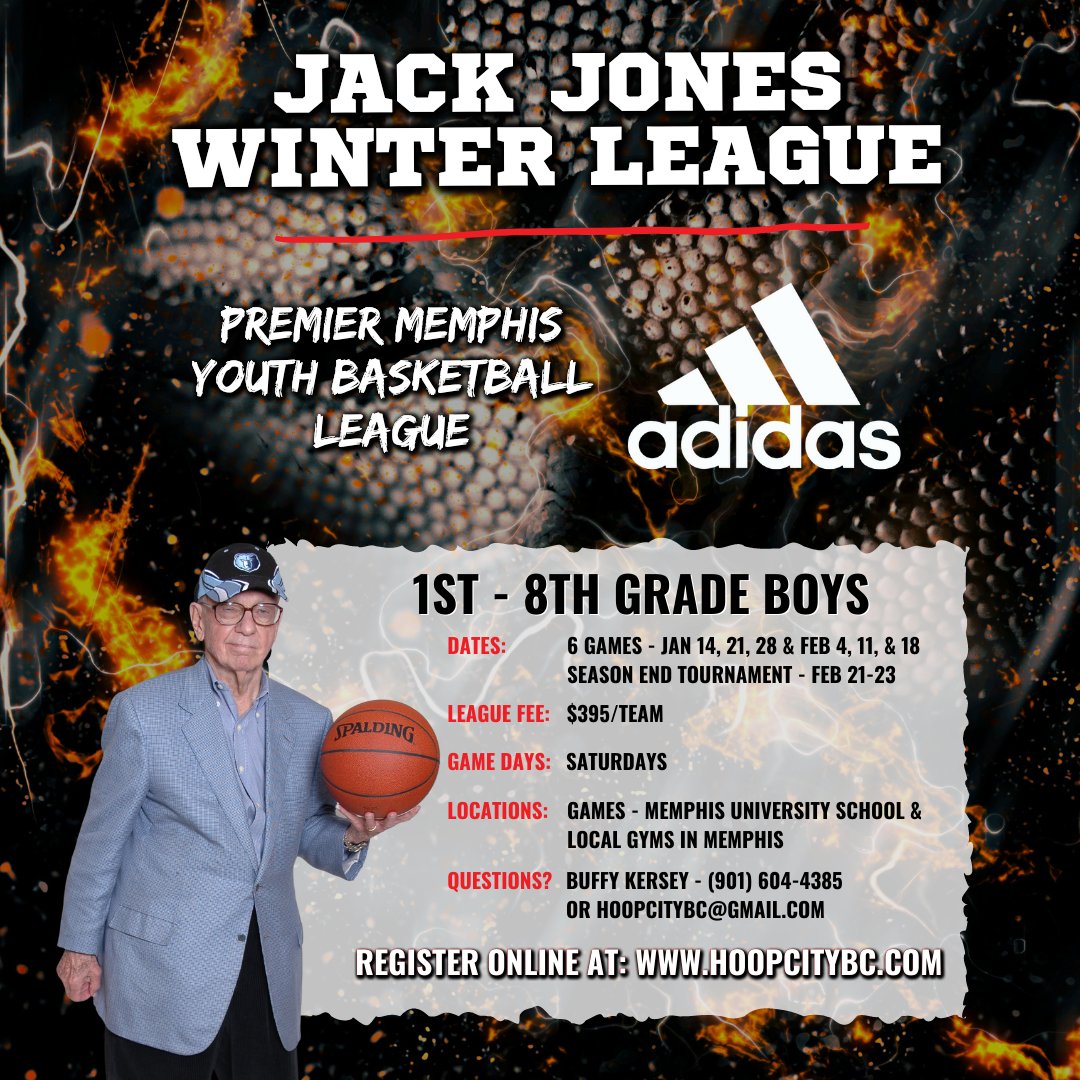 HoopCityBC's tweet photo. Jack Jones Winter League is right around the corner! Get your 1st - 8th grade boys teams signed up today!
#jackjonesleague #memphistn #boysbasketball #memphishoops #memphisbasketball #901hoops #memphis https://t.co/iOVs3TbEBf
