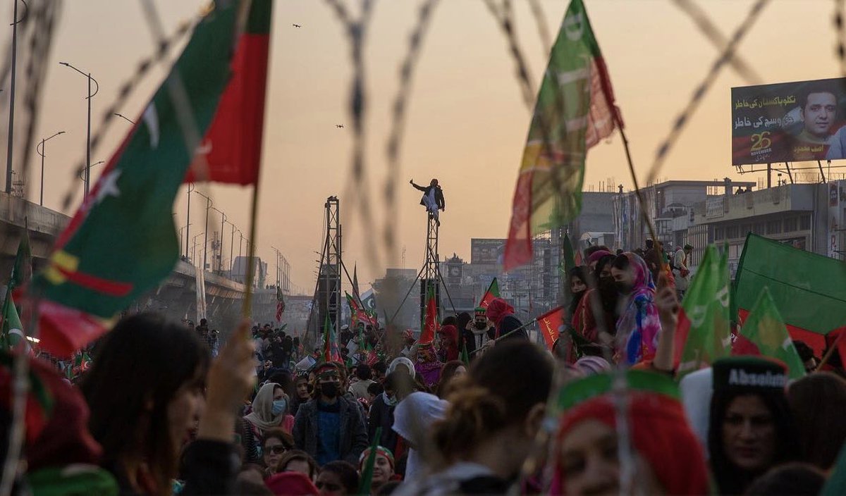 Pretty epic selfie game at yesterday’s rally in Rawalpindi