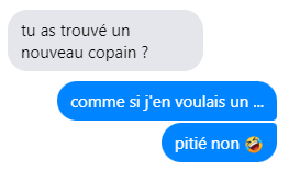 sigma_me's tweet photo. Voilà ce que je réponds quand on s'inquiète de ma vie sentimentale 😂 https://t.co/m1hHcNURnr