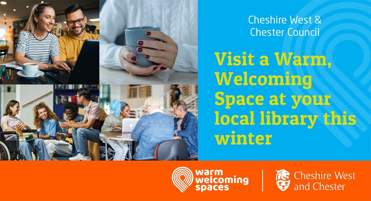 cwaclibraries's tweet photo. This winter visit your local library for a warm and friendly welcome. Our Warm, Welcoming Spaces are available during library opening times, providing a space for you to stay warm and safe. Find out more and share the details with friends and neighbours https://t.co/NDuC8xzqRk https://t.co/aYzMOFSJ1e