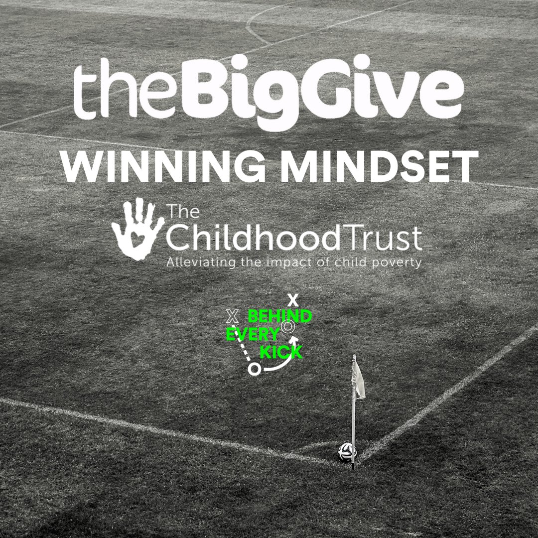 In just two days time our new <a href="/BigGive/">Big Give</a> campaign will be live, in partnership with <a href="/ChildhoodTrust/">@Childhoodtrust</a>. Please stay updated with our social media channels to find out more about this amazing initiative. Watch this space 🟢⚪️⚫️ #WinningMindset