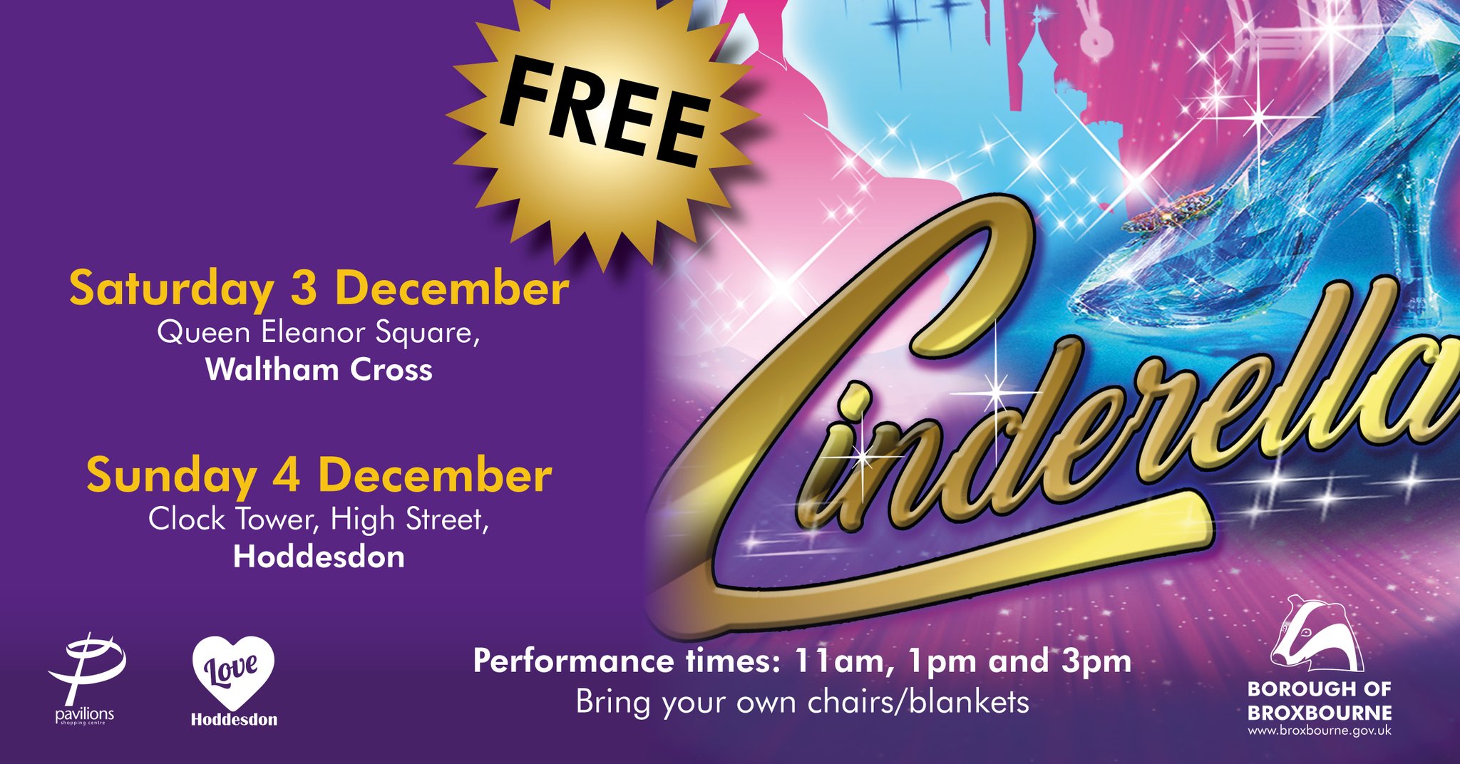 Broxbourne Council on Twitter "Cinderella is coming to the Borough! 🎭