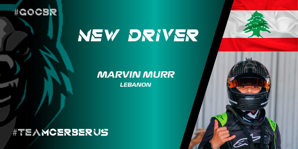 🔥NEW SIGNING🔥

- <a href="/MurrMarvin/">TES Marvino</a> joins our PC roster!!
- The young driver has shown his incredible pace at championships like PSGL and IKR. We are delighted to work with him from now on!!

🇱🇧MARVIN اهلا🇱🇧

#GoCBR #TeamCerberus