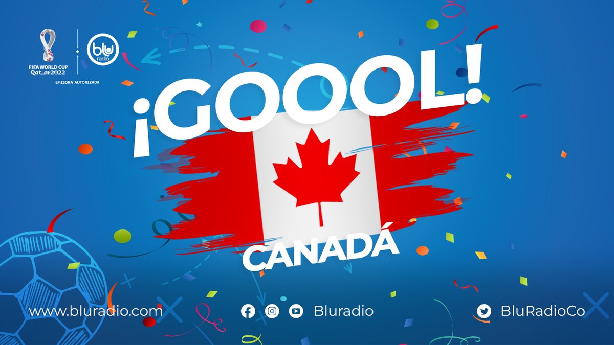 blogdeportivo's tweet photo. @HNS_CFF @CanadaSoccerEN @BluRadioCo #Min2 ¡Goooooooool! El canadiense Alphonso Davies pone el primero para su selección
Croacia (@HNS_CFF) 🇭🇷 0-1 Canadá (@CanadaSoccerEN) 🇨🇦
Conéctese con la transmisión del equipo deportivo de @BluRadioCo y https://t.co/BNgLvcx61U https://t.co/MpBW0nEVKz