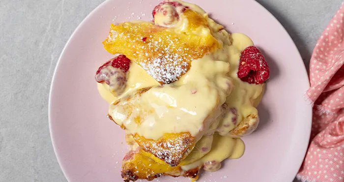 easyfoodmag's tweet photo. Seriously easy to pull together, wow your guests at your next dinner party with this deliciously creamy and zesty lemon and raspberry bread &amp; butter pudding. https://t.co/wwDLCvr6WK 

#timetobake #breadpudding #easyrecipe https://t.co/QUnCElJNQt