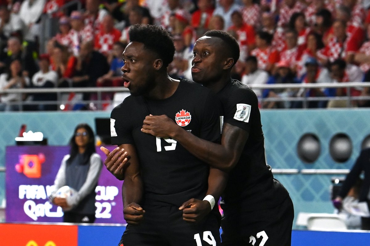 Alphonso Davies needed just 68 seconds to score Canada’s first ever #FIFAWorldCup goal 🔥 

#Qatar2022onMG | #TeamCanada