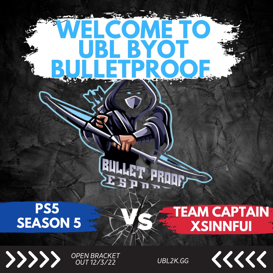 speedystreamz's tweet photo. Let’s welcome @BPProAm to Ps5 Season 5! Good luck to @xSinnfuI and the team this season! 

Not many spots left for the first 20 teams get 1/2 off registration fee! Get signed up! 

Register ⬇️⬇️⬇️⬇️⬇️⬇️⬇️⬇️
https://t.co/PjOQ20k9YP https://t.co/uTAtGdtW4Z
