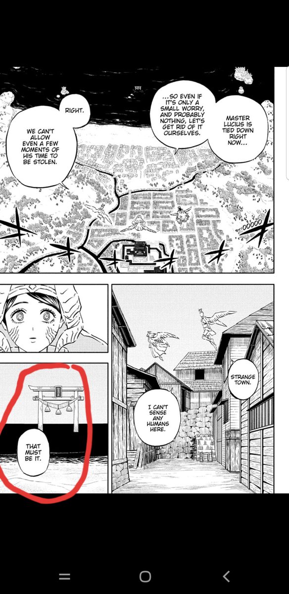 ELCorito4's tweet photo. Tabata please just keep on cooking.
Red Torri gate in Japan symbolizes vitality & protection against evil. This here was acting as the protection seal against the 5 headed dragon. They actually break it & use beast magic to wake the dragon.
#BlackClover344
#blackclover
#BC344 https://t.co/4JcPExfThf