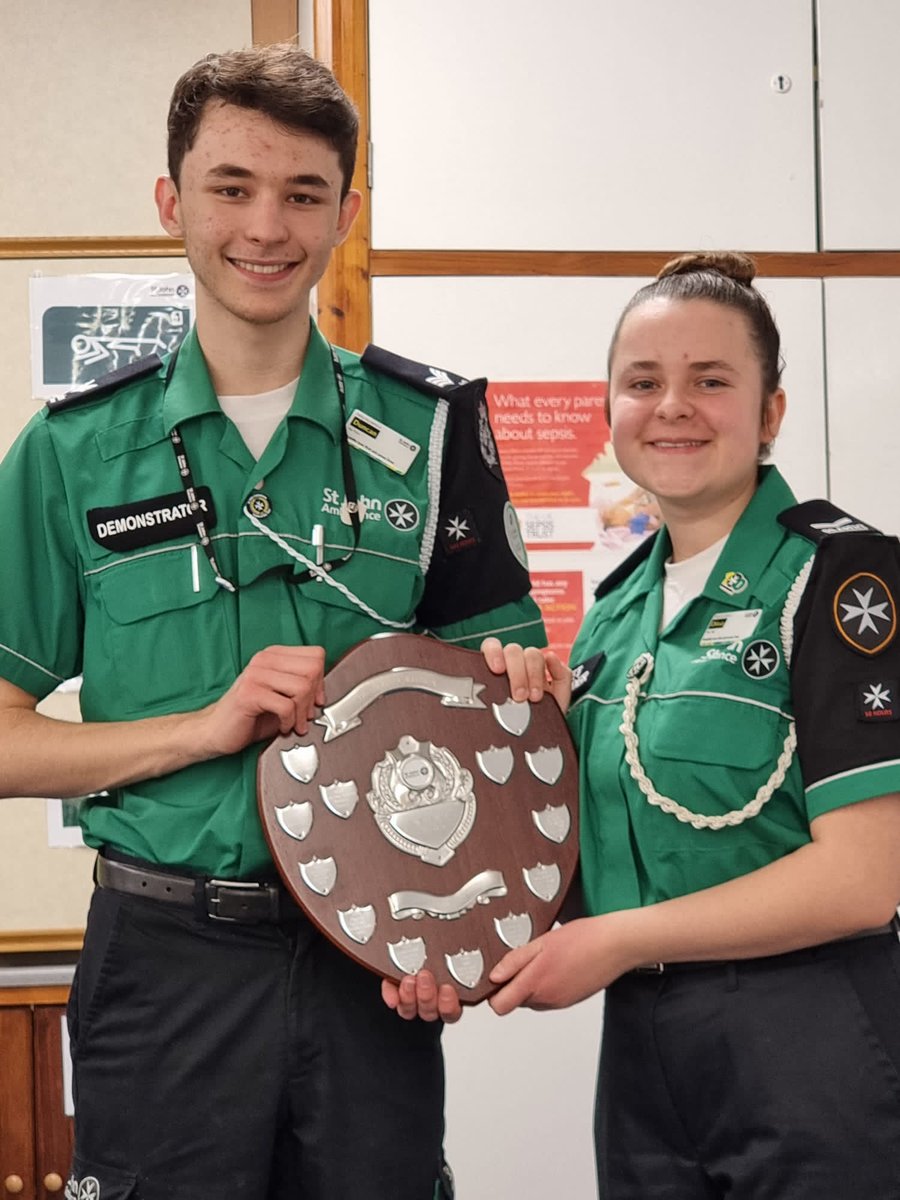 SJA_Duncan's tweet photo. I'm really proud to be @SjaseWest district cadet of the year for 2023!
@sja_lsyf @SJAYouthEng #stjohnambulance #amazinglsyf https://t.co/nEdzNHVhiQ