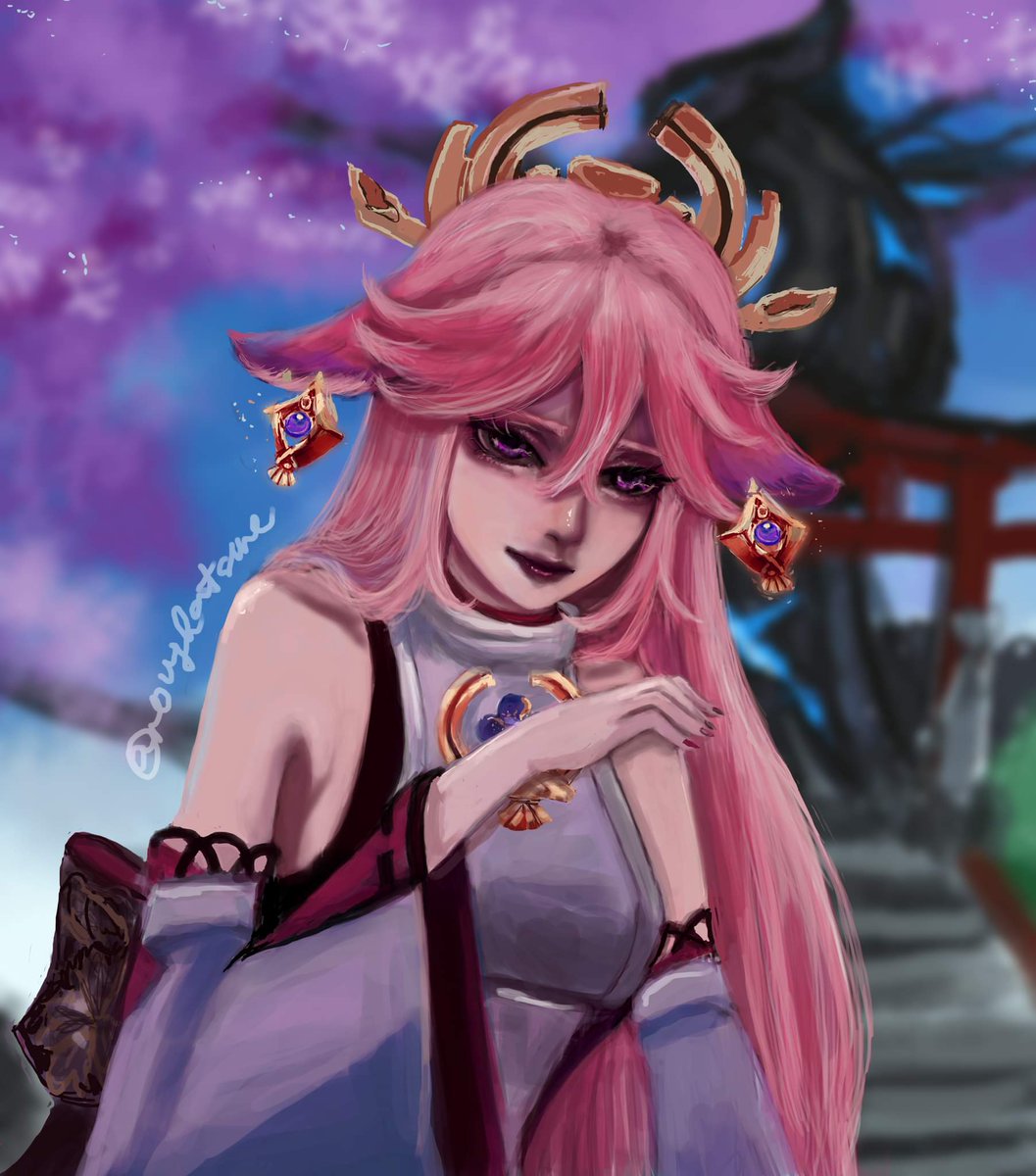your_zay's tweet photo. Yae Miko!

Have you already pulled her?
#YaeMiko #Genshin #GenshinImpact #Fanart #yae https://t.co/5FkbM78tlq