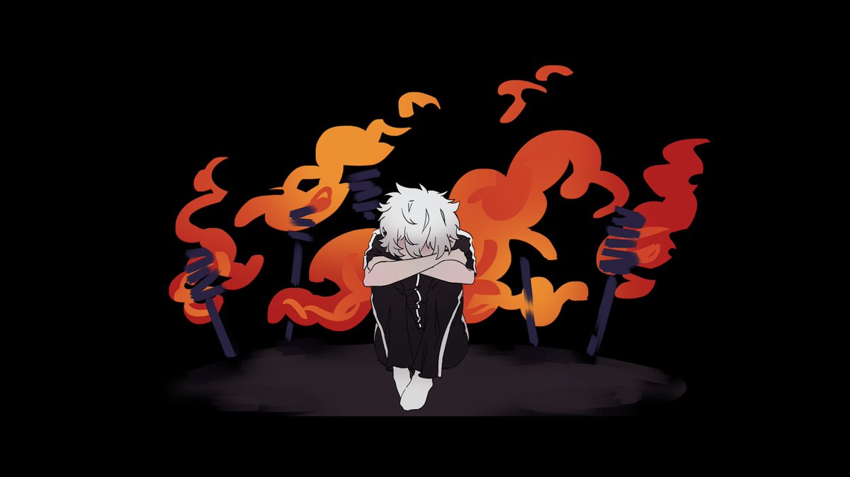 aadakym's tweet photo. Okay idk what day it is anymore because I've prograstinated on this Dabi project for too long, but Ive dedicated this entire day to making the backgrounds so hopefully I'll be finished soon!! W.I.P https://t.co/BSmwIa3b2g