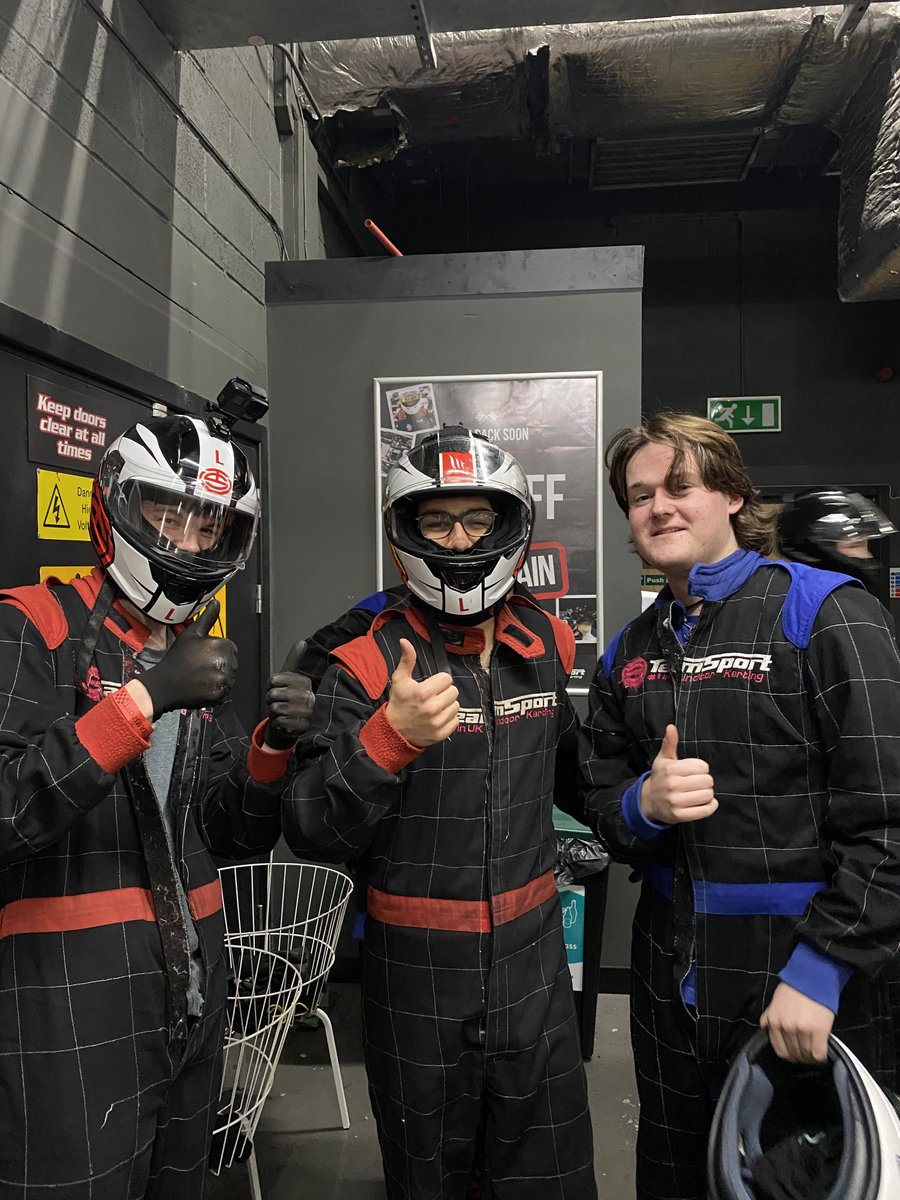 SalfordRacing's tweet photo. Salford Racing were getting their inner F1 drivers on during our recent Go-Karting Social at @karting 

There were some laughs, crashes, and the all-important podium at the end. 

#social #f1 #podium #fun #teamsportkarting #gokarting https://t.co/6e6gm4Kf7Z
