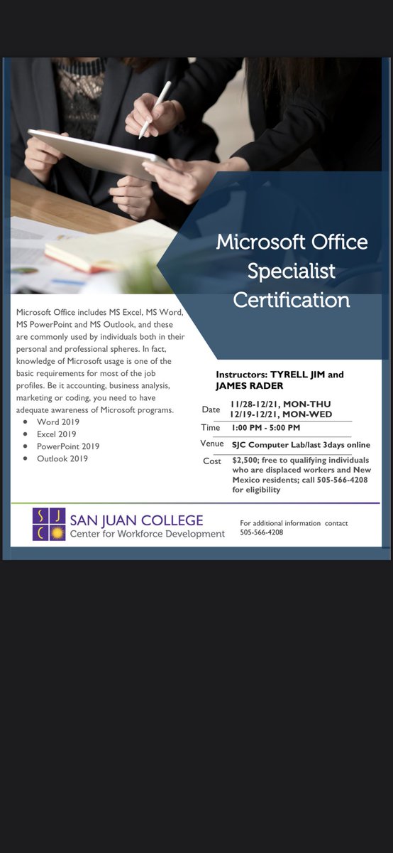 go_north21's tweet image. We still have room for any #NM #displacedworkers who want to get certified in MOS.