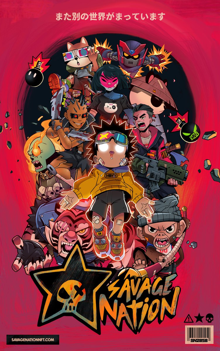 Raffle for #SAVAGELIST is LIVE! 💀⭐️

Which of the 10 fighters will you select?

savagenationnft.com/raffle