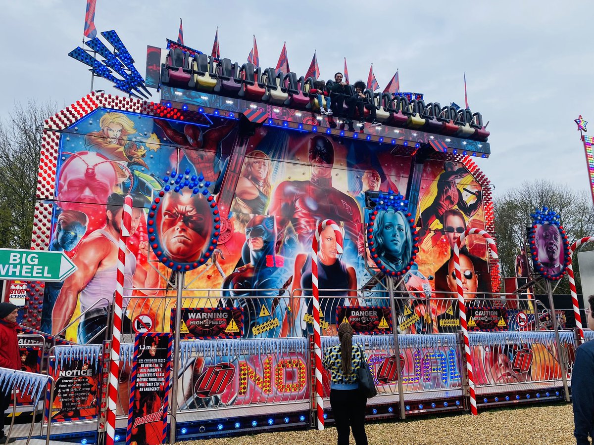 CoastersWide's tweet photo. I visited Winter Wonderland in Bedford this afternoon. Small fair with a good selection of rides. The Runaway Train coaster is owned by Stanley Thurston &amp; Sons. #WinterWonderland #Bedford #Funfair #RollerCoaster #CredLife #WWCOnTour https://t.co/BMDd2zPhES