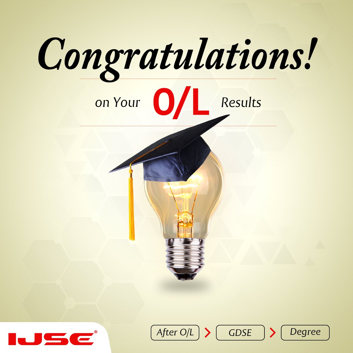 ijse_official's tweet photo. Congratulations on your O/L results!!! https://t.co/yKMQ6bM34J