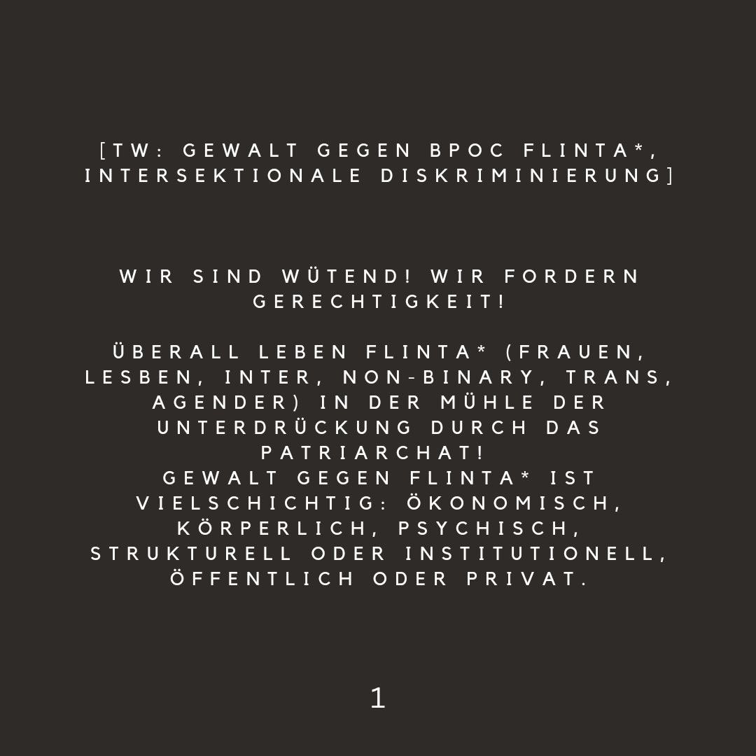 FlintaKtion's tweet photo. One struggle, one fight! ✊✊✊ 

In remembrance of Christy Schwundeck - 
Killed due to economic, racist, and sexist violence in May 19th 2011. #flintaunited #keineweniger #keinvergebenkeinvergessen https://t.co/KGhE3Gjd7V