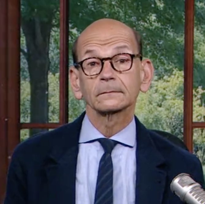 jdanielssports's tweet photo. Paul Finebaum’s reaction to TCU winning and LSU losing. Big 12 hate by this clown is real. https://t.co/46RHX52Tb2