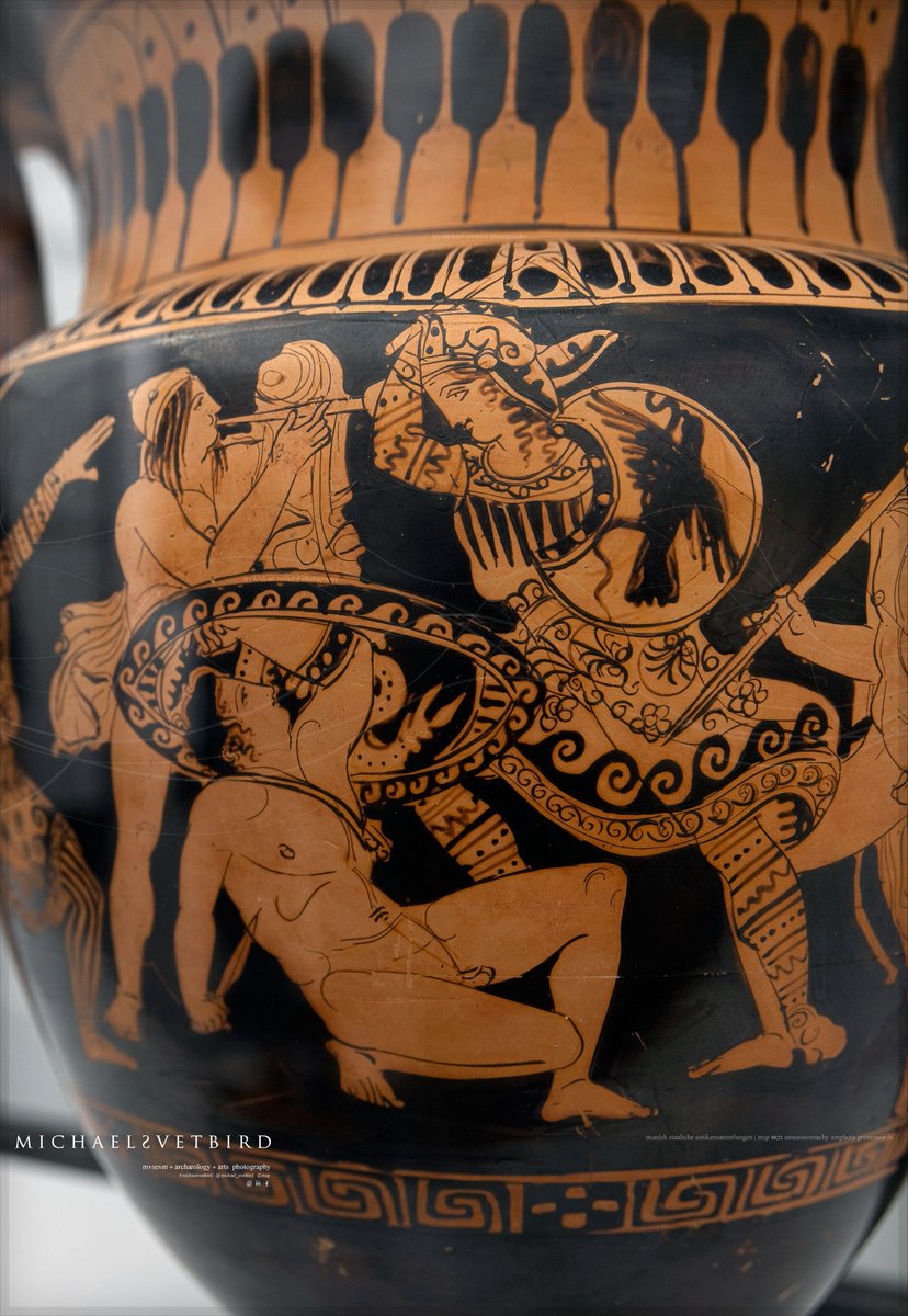 MichaelSvetbird's tweet photo. AMAZONOMACHY
#Attica #Redfigure #Amphora
Pronomos Pntr
420-00BC
Fr. Museo Sannio Caudino #Montesarchio
Exhbtd @AGlyptothek #Munich '22
Phs©MSP
Ph-ed objct's the property of MdSC | AGM & sbjct tothe Msms'©
No commercial use\Wtrmrks
#vasepainting #ancient #amazonomachy #mythology https://t.co/k3gSfTtrC0