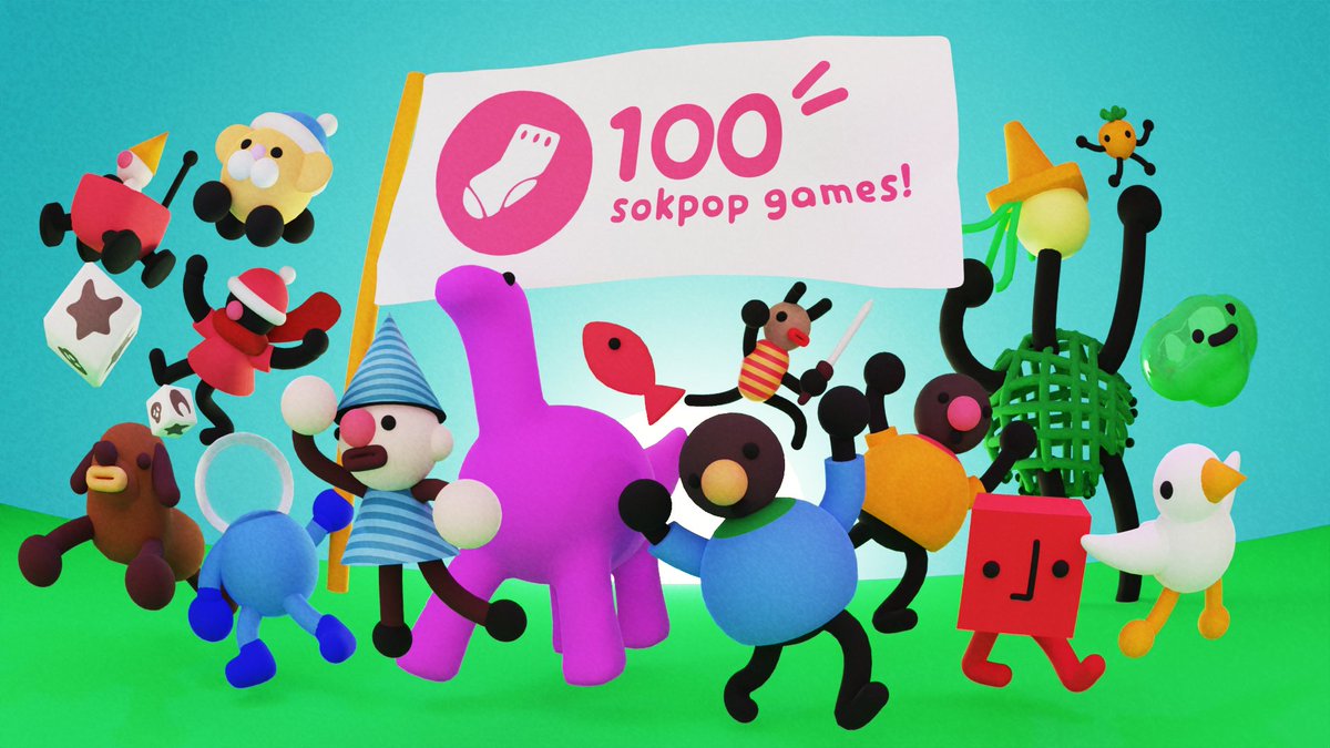 RuttaDev's tweet photo. Made a some @sokpopco fan-art because they're going to release their 100th game soon!

#gamedev #illustration #blender3d #3d #3dmodeling https://t.co/S5RWW6mcqA