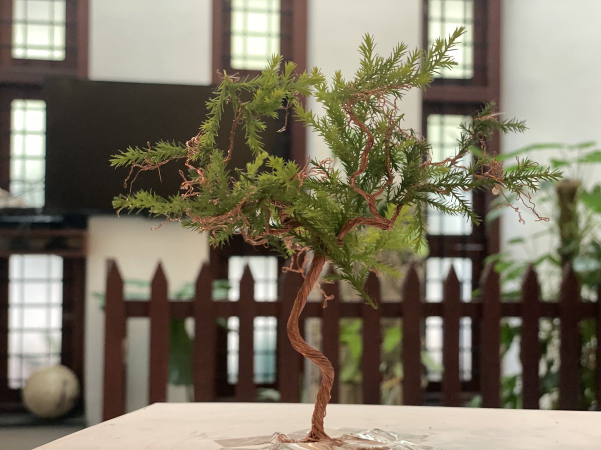 drmrafeeque's tweet photo. Daughter - Fadiya’ Copper wire craft https://t.co/JRhva73YIA
