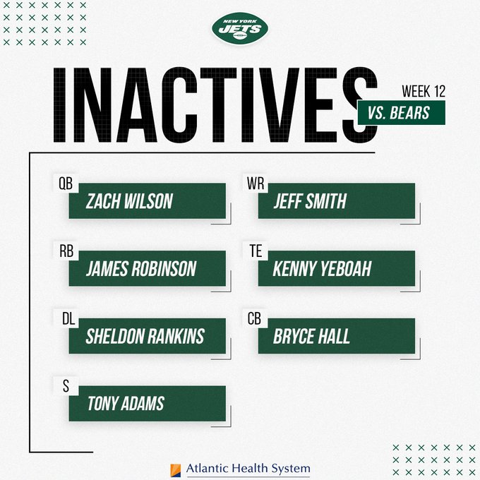 Gamethread Bears at Jets