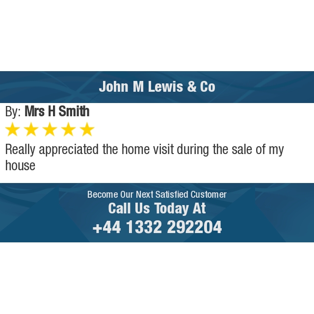 JohnMLewisCo's tweet photo. 5 Star: Mrs H. "Really appreciated the home visit during the sale of my house" https://t.co/wsrMtGSeSJ