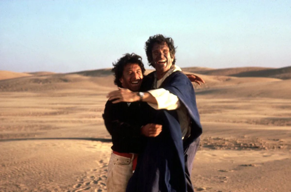 MovingImageNYC's tweet image. See Elaine May's ISHTAR in her preferred cut today, Nov 27, 1PM &amp;amp; Dec 3. Warren Beatty and Dustin Hoffman are brilliant as a hapless duo of failed songwriter-performers. #SeeItBig bit.ly/3gDWkW5