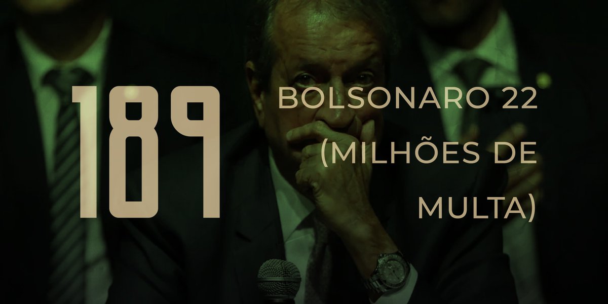 BoletimB's tweet photo. 🔰NO BOLETIM DA SEMANA🔰

QUEM NUNCA TEVE DE PAGAR UMA MULTA DE R$22 MILHÕES POR AMAR DEMAIS A INSANIDADE BOLSONARISTA? 

🎧OUÇA EM SEU AGREGADOR PREFERIDO OU NO LINK ABAIXO:

https://t.co/7v1EnpF2v1 https://t.co/4AUb4VECoX