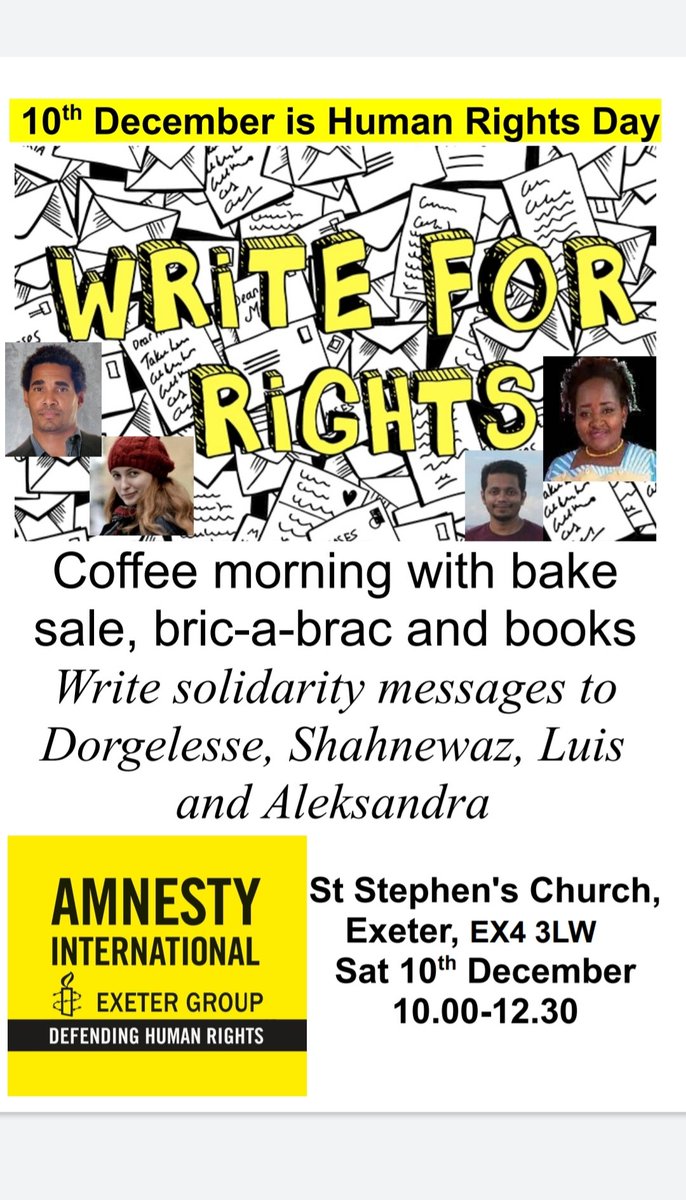 Amnesty International Exeter (@amnestyexeter) on Twitter photo 