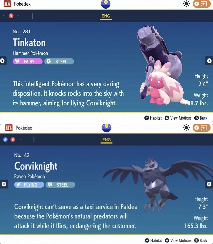 PokemonGems's tweet photo. Tinkaton is a menace 😭 https://t.co/xsrH1RZMSN