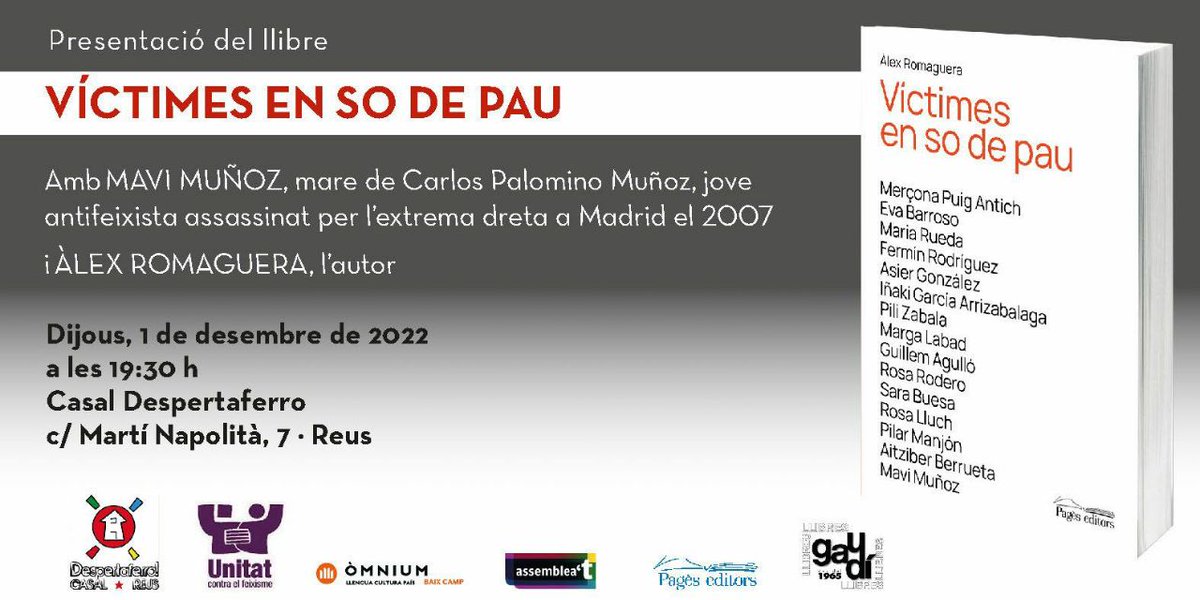 UCFR Reus (Unitat Contra el Feixisme i el Racisme) tweet media