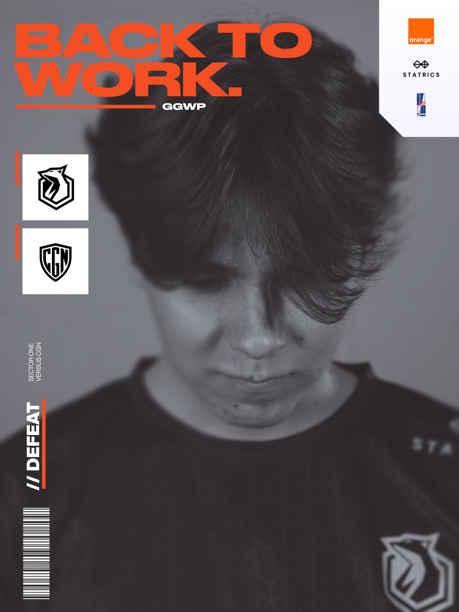 Sector One (@sectoroneeu) on Twitter photo Not our day. 😭
We take the L against <a href="/cgnesportsgg/">CGN Esports</a> and strand top 8 at the #VALORANTCoupeTheFrance
Big thanks to our fans, see you back stronger in 2023 🧡
#S1WIN #VoorBeNeLux <a href="/valleague_fr/">Challengers France</a> Not our day. 😭
We take the L against <a href="/cgnesportsgg/">CGN Esports</a> and strand top 8 at the #VALORANTCoupeTheFrance
Big thanks to our fans, see you back stronger in 2023 🧡
#S1WIN #VoorBeNeLux <a href="/valleague_fr/">Challengers France</a>