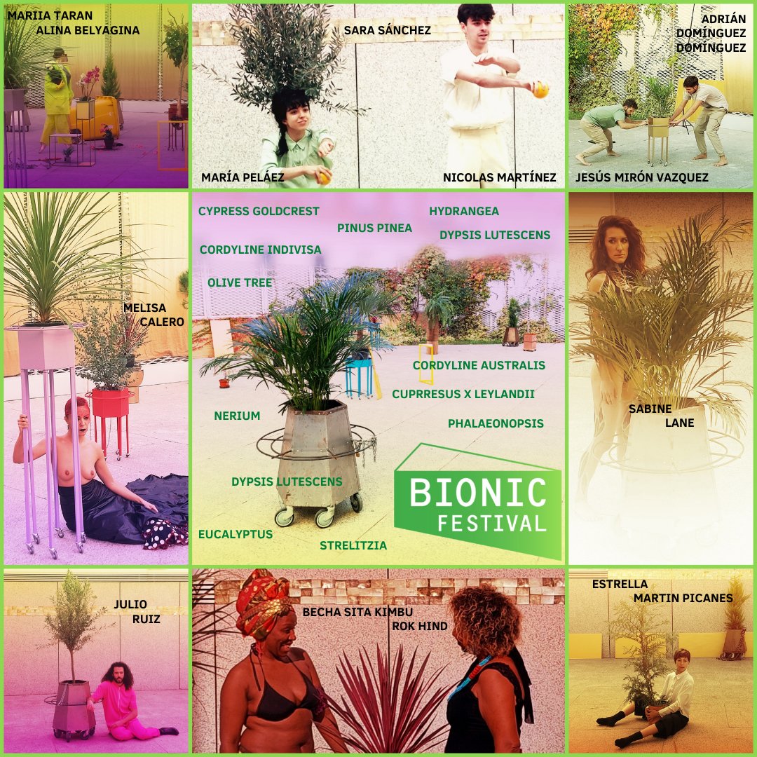 BIONICFESTIVAL's tweet photo. BIONIC FAMILY - ARTISTS &amp; PLANTS TOGETHER https://t.co/CxgFjmeuEr #BionicFamily #BionicFestival #Artists &amp; #Plants #Together @Biomima_Hub @pplamta @smart_plants @elpais_eco @elmundoes @abc_ciencia @LowCarbon_City @ComunidadMadrid @TeatrosCanal #GlobalArtists #VegetalBiodiversity https://t.co/xUd7wmmHUJ