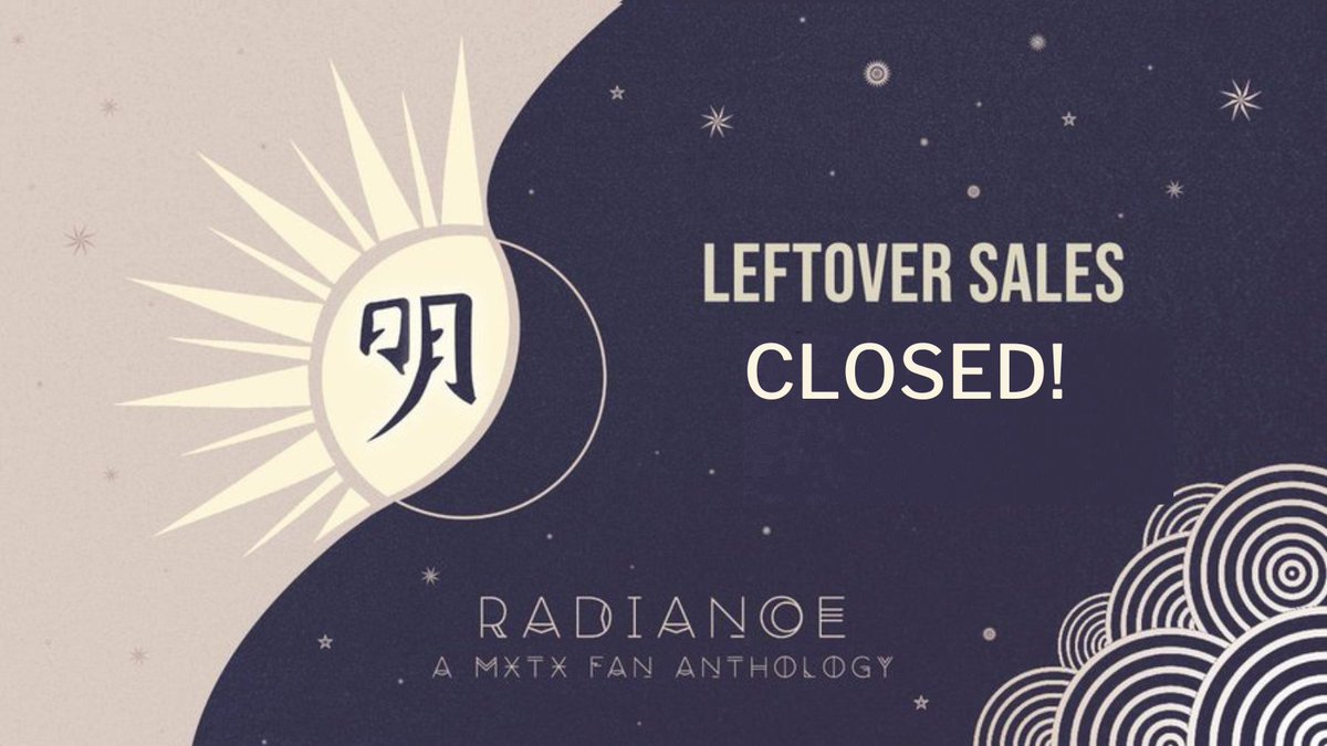 ✨️Leftover Sales Closed!

Radiance has closed after sales. Thank you to everyone who has participated in and supported the project.

We will keep you updated on shipping for all packages purchased during the leftovers sale, so stay connected!