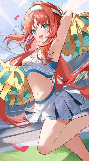Nilou as a cheerleader wip~  