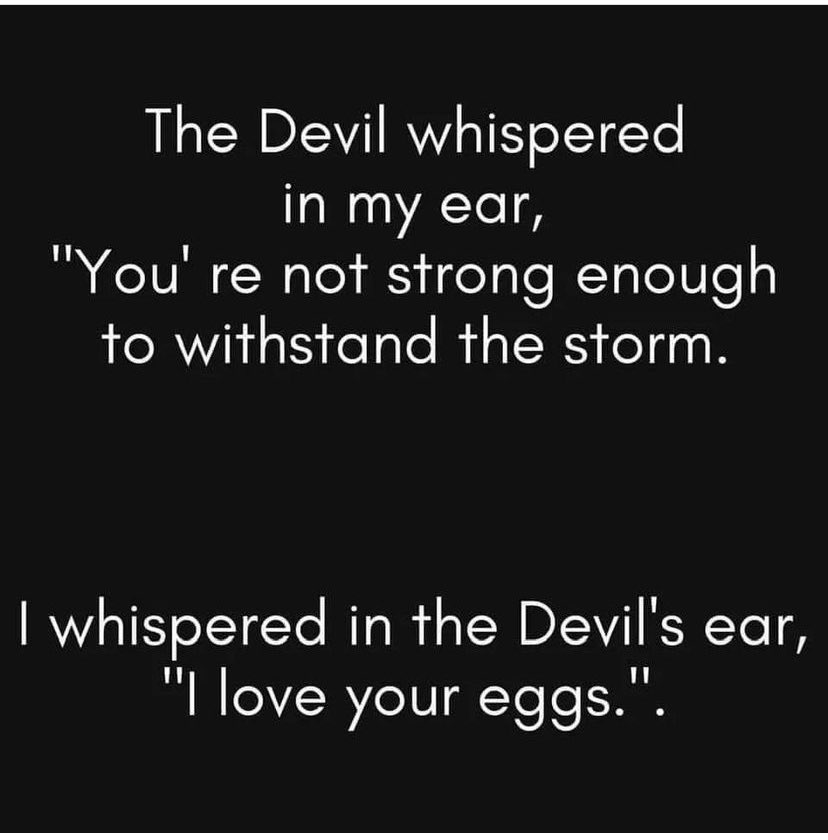 So j’adore his eggs.